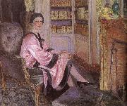 Edouard Vuillard Mrs. Henry portrait oil painting artist